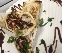 Шаверма в лаваше барбекю