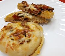 Слойка гижда с начинкой 