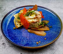 Салат оливье с копченой курицей