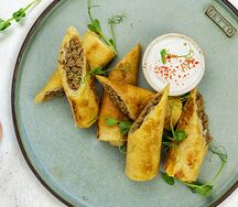 Блины с мясом