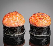 Запеченный Краб Чиз с креветками