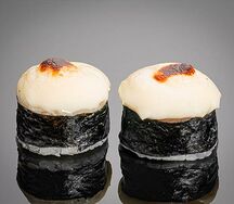 Зепеченный с креветками