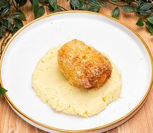 Котлета по-киевски с пюре