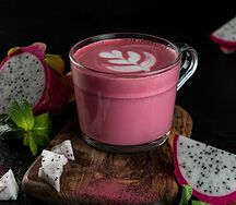 Матча Pink на молоке