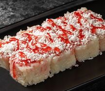 Ролл с кокосовой стружкой