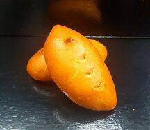 Пирожок с печенью и картофелем