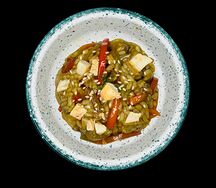 Тяхан с курицей