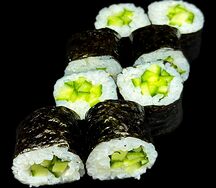 Мини-ролл с огурцом