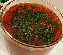 Борщ из говядины