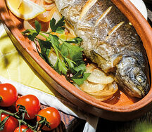 Речная форель запеченная