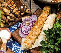 Люля-кебаб из курицы с сыром