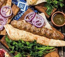 Люля-кебаб из говядины и свинины