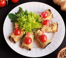 Баклажаны с орехами по-грузински