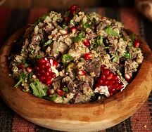 Грузинский салат с грецкими орехами