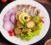 Сельдь с картофелем по-русски