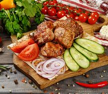 Шашлык из cвинoй мякоти