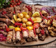 Ассорти мяса на мангале