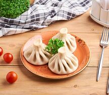 Хинкали с бараниной