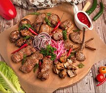 Ассорти шашлыков из баранины