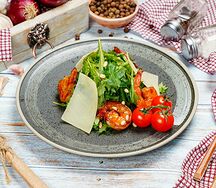 Руккола с креветками