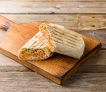 Шаурма в обычном лаваше