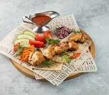 Шашлык из куриного бедра