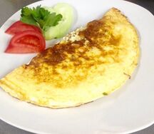 Омлет с сыром