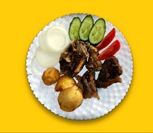 Казан-кебаб с бараниной