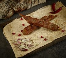 Люля-кебаб из говядины и свинины