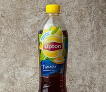 Чёрный чай Lipton Лимон