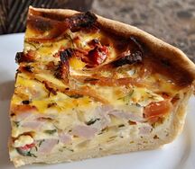 Киш с мясом