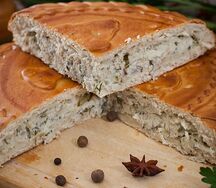 Пирог с треской