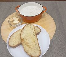 Каша овсяная на сливках