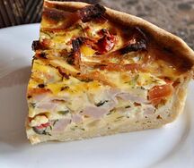 Киш с мясом