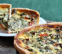 Киш с овощами