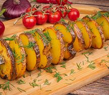 Картофель на мангале
