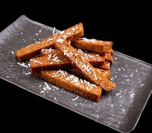 Гренки классические с чесноком и сыром