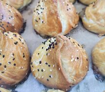 Самса из мясом телятина