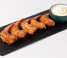 Креветки фри с соусом 5 шт