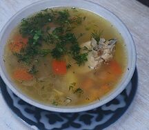 Суп куриный