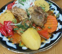 Жаркое с бараниной