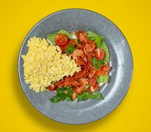 Завтрак с беконом и пепперони