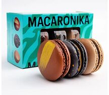 Набор макарон Малиновое брауни, Облепиха & Розмарин, Кленовый пекан