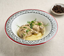 Котлета из мяса индейки с картофельным пюре