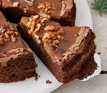 Брауни с грецким орехом