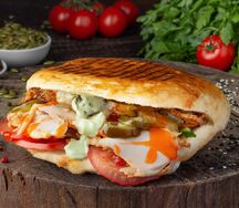 Шаурма в лепёшке