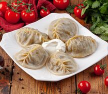 Манты с картофелем