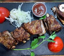 Шашлык из бараньих семечек