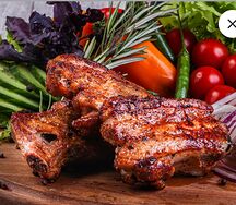 Шашлык из свинины на кости