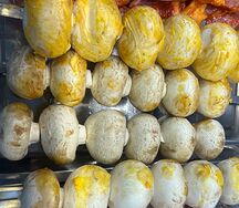 Грибы на мангале